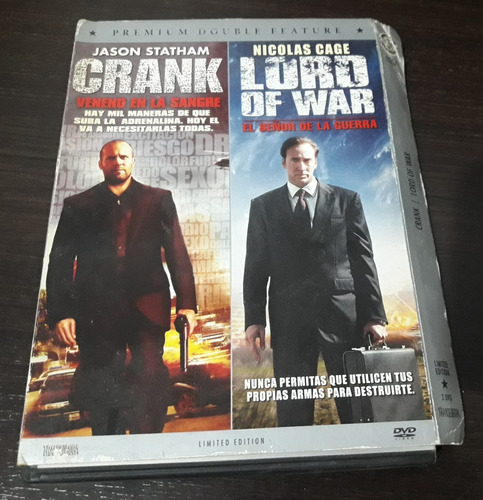 Dvd Crank Y Lord Of War - 2 Dvds