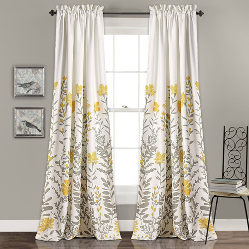 Aprile Room Darkening Window Curtain Panel Pair  95 In ...