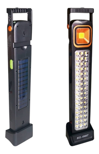 Lampara Solar Led De Emergencia Recargable, Portatil