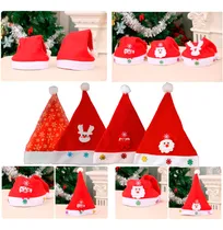 Comprar Gorros De Navidad Santa Reno Copos Dorados Muñeco Nieve