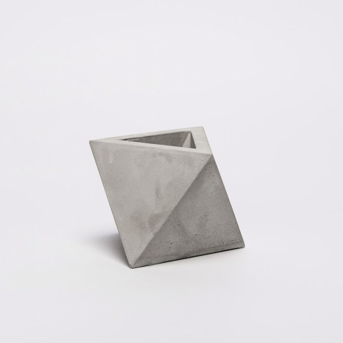 Imagen 5 de 7 de Macetas De Cemento Concreto Geometricas Triang. Minimalista