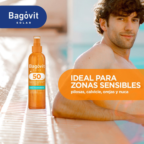 Bagovit Solar Spray Transparente 50+ X 200