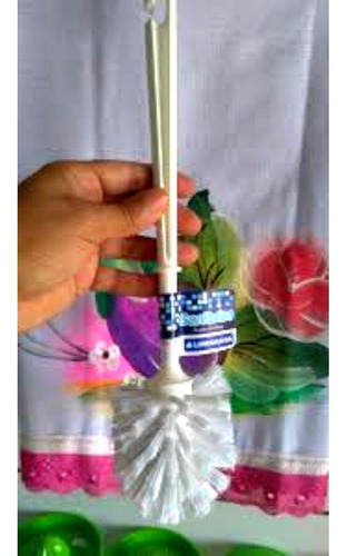 Kit 12 Vassoura Para Vaso Sanitário Com Suporte