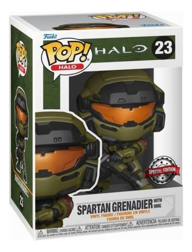 Spartan Grenadier With Hmg Funko Pop Halo 23