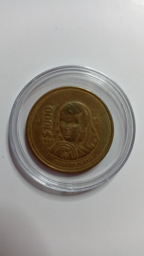Moneda De Colección De 1000 Pesos Sor Juana (Usado)