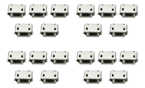 Enchufe Micro Usb B Hembra De 5 Pines, Conector Smt, Conecto