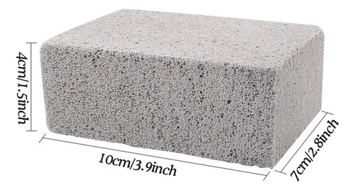 Grelha De Churrasco Limpa Pedra-pomes Em Vidro De 8pcs