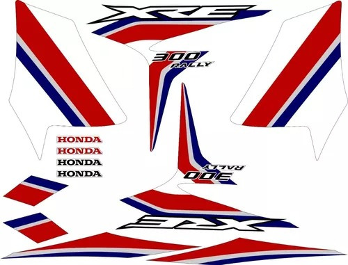 Stickers Calcos Para Cachas Honda Xre 300 Rally 2018 A 2020