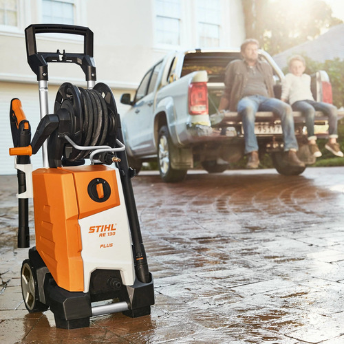 Hidrolavadora Re 130 Stihl Sin Escobillas Alta Presión Color Blanco Con Naranja Frecuencia 50 Hz 60hz