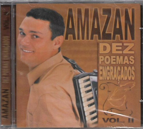 Cd Amazan - 10 Poemas Engaçados  Vol 2 - Original E Lacrado