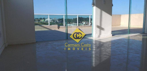 Maravilhosa Cobertura Com 2 Dormitórios À Venda, 109 M² Por R$ 630.000 - Extensão Do Bosque - Rio Das Ostras/rj - Co0012