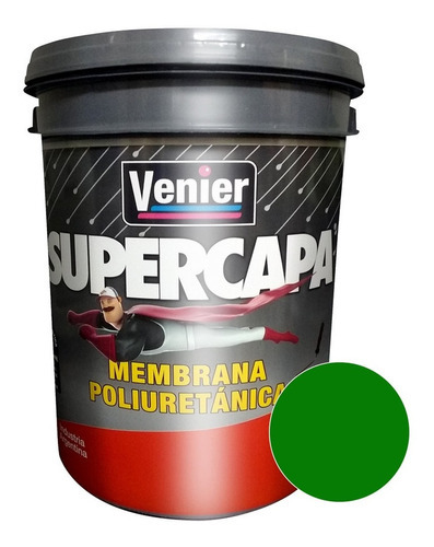 Membrana Poliuretanico Supercapa Dessutol 20kg Venier Verde 