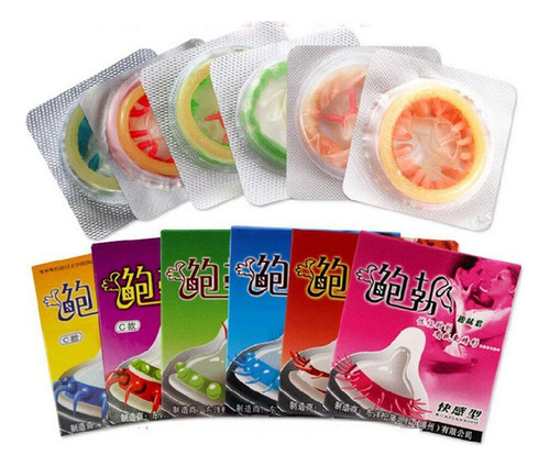6 Preservativos Masculinos Estimulación Vaginal Del Punto G
