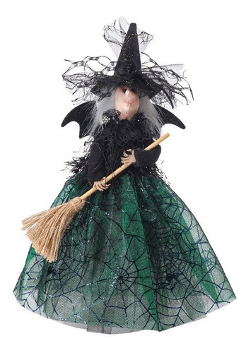 Escoba De Bruja Muñeca Voladora Decoración Bruja Hermoso Amo