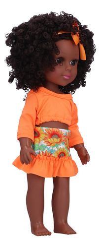 Muñeca Renacida De 14 Pulgadas Para Niña Negra Africana Real