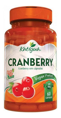 Cranberry 60 Cápsulas Katigua Zero Açucar
