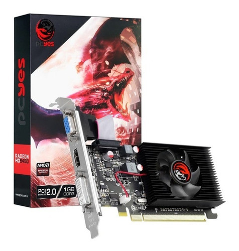 Placa De Vídeo Amd Radeon Hd5450 1gb Ddr3 64bits Pcyes