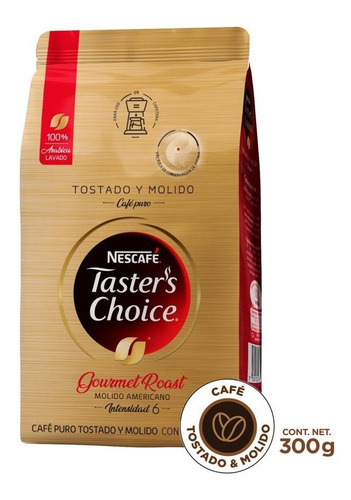 Café Tostado Molido Nescafé Taster´s Choice Americano 300g