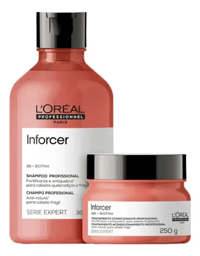 Kit L'Oréal Professionnel Inforcer Série Expert Shampoo + Máscara