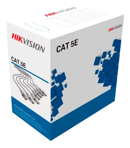 Cable Utp Hikvision Cat5e 100% Cobre 305mts Bobina