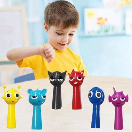 Wa 12 Pcs Juego De Dibujos Animados Sprunki De Nsincredibox