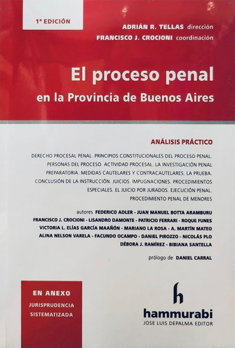 El Proceso Penal En La Provincia De Buenos Aires Tellas -