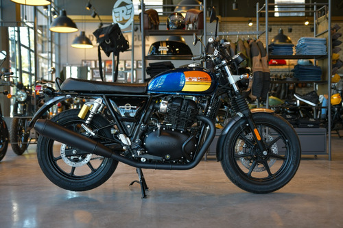 Royal Enfield Interceptor - Barcelona Blue Financiada