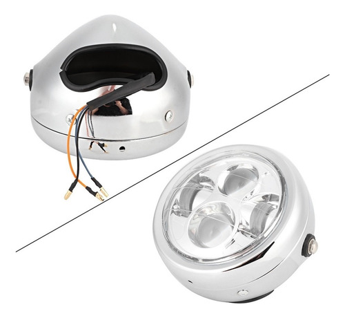 Faro Led Redondo Universal Para Motocicleta