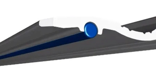 Imagen 2 de 6 de Regla De Corte Con Proteccion De Dedos Aluminio 40cm Full