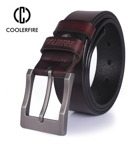 Cinturón Hombre Alta Calidad Hebilla Acero Inoxidable