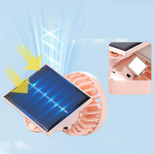 Clip Cap Ventillez Han Free Free Portable Fan Personal Rosa