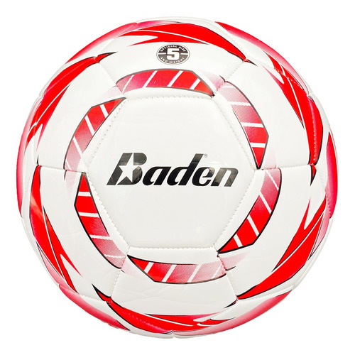 Baden Balon Futbol Campo Serie Z N5 Blanco-rojo Ss99