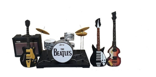 Palco Miniaturas De Instrumentos The Beatles 