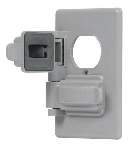 Placa Intemperie Plastica Doble Duplex Exterior (5pz)