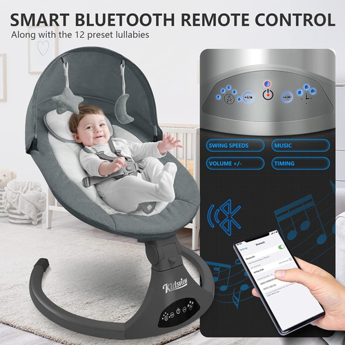 Kidsview Columpio Portátil Para Bebé, Columpio De Bebé De 5