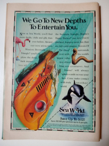 Folletos Mapas Disney Orlando Universal, Florida, 1992/3. (Usado)
