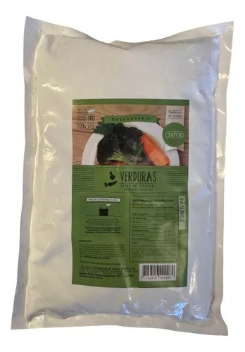 Caldo De Verdura Desgrasado Instantaneo Safra Bolsa 700g Dw