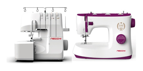 Combo Necchi Overlock L234a + Máquina De Coser K132a