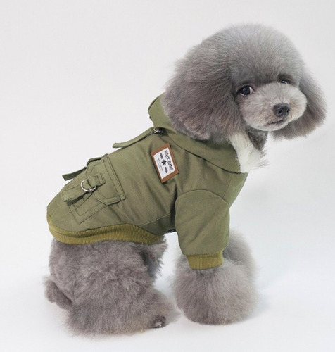 Chamarra Mascota Invierno Con Gorro Cazadora+perro+gato