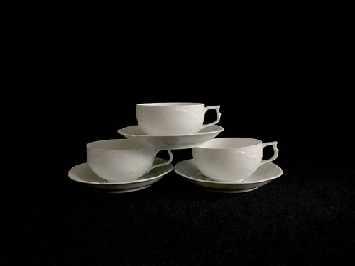 Rosenthal Sanssouci Porcelana Blanca Festoneada