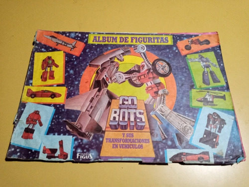 Álbum Figuritas Go Bots Y Sus Transformaciones En Vehiculos