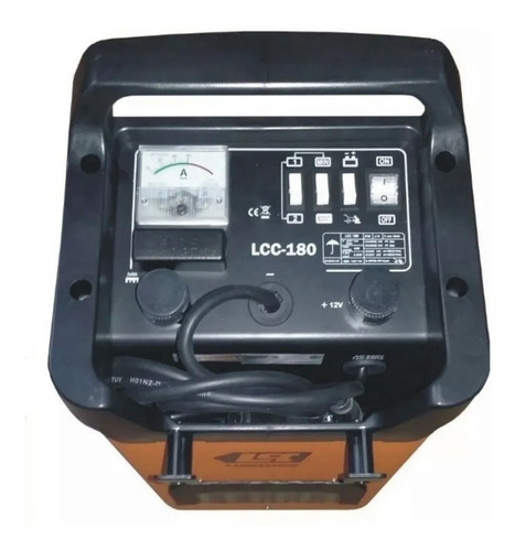 Imagen 3 de 6 de Cargador Arrancador Lusqtoff Bateria 12v 24v 180amp Lcc180