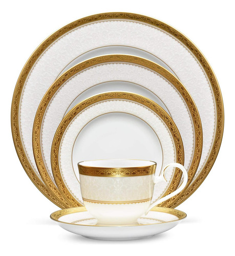 Noritake Odessa Gold 5 Piezas Place Ajust