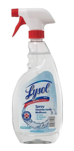 Lysol Desinfectante Antibacterial Spray 650ml - Pocas Piezas