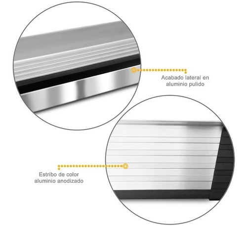 Estribos Aluminio Pulido G3 Bepo P/ Chevrolet S10 2012 2019