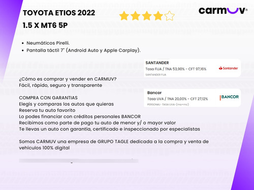 Toyota Etios 1.5 X MT6 5P