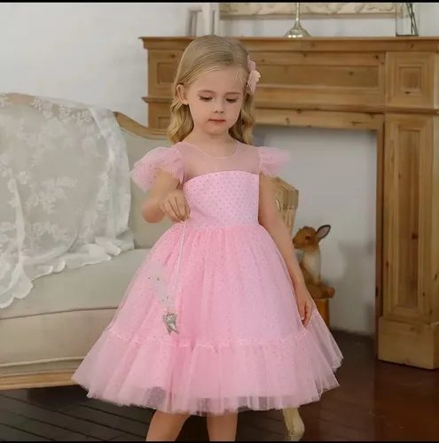 Vestido infantil de deals festa barato
