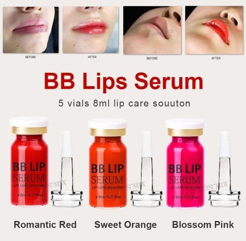 Imagen 2 de 7 de Bb Lips Serum Dr Lan Frost Set Completo 5 Ampollas Santiago