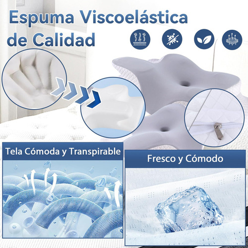 M An Almohada Cervical 2 En 1 Para Dormir, Almohada