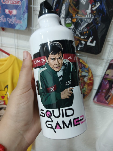 Botella Caramañola Squid Game Juego Del Calamar